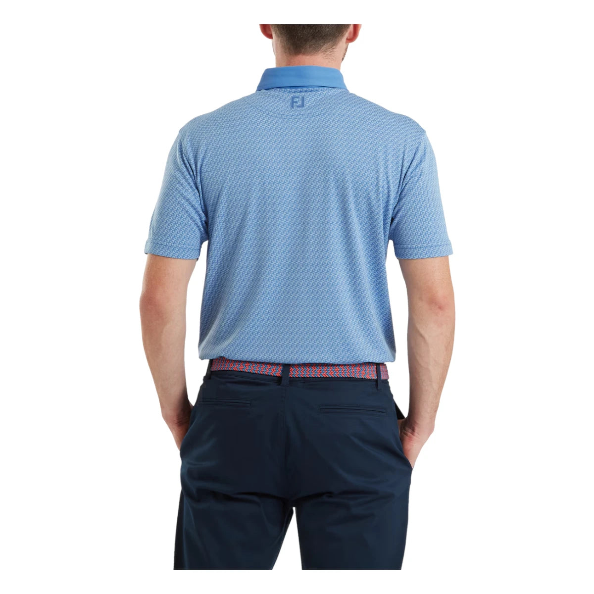 FootJoy Star Geo Jacquard Golf Polo Shirt 39256