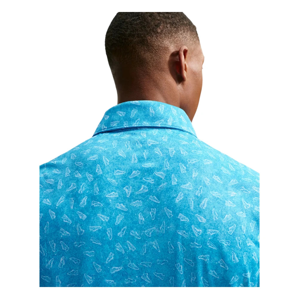 Nike Par Dri-FIT Grass Print Golf Polo Shirt IO0734