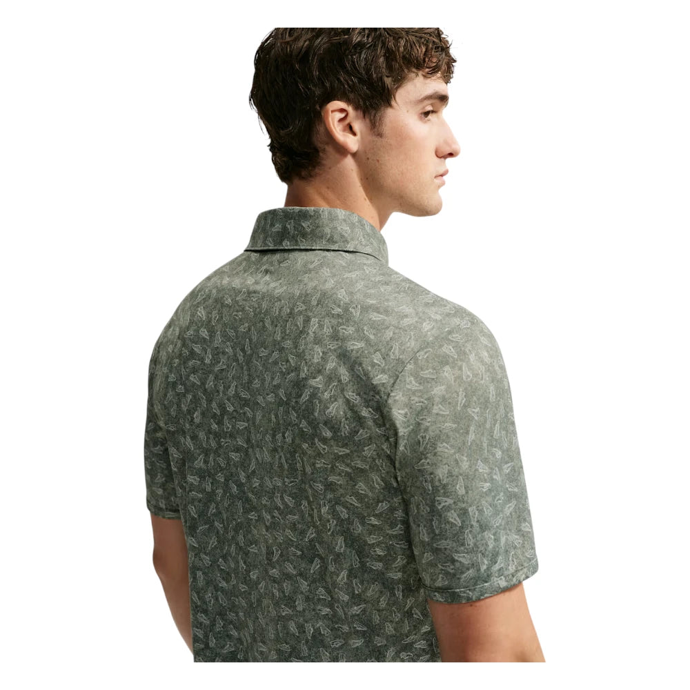 Nike Par Dri-FIT Grass Print Golf Polo Shirt IO0734