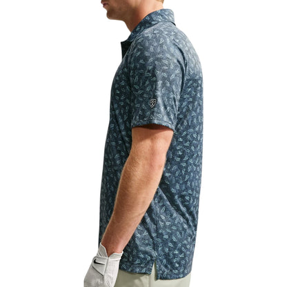 Nike Par Dri-FIT Grass Print Golf Polo Shirt IO0734