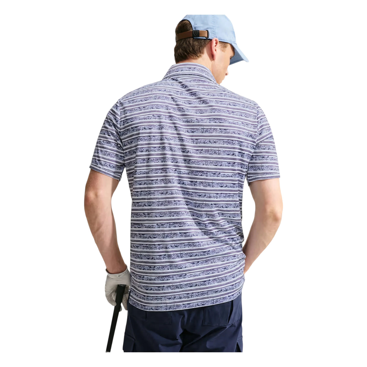Nike Dri-FIT Par Striped Golf Polo Shirt IO1185