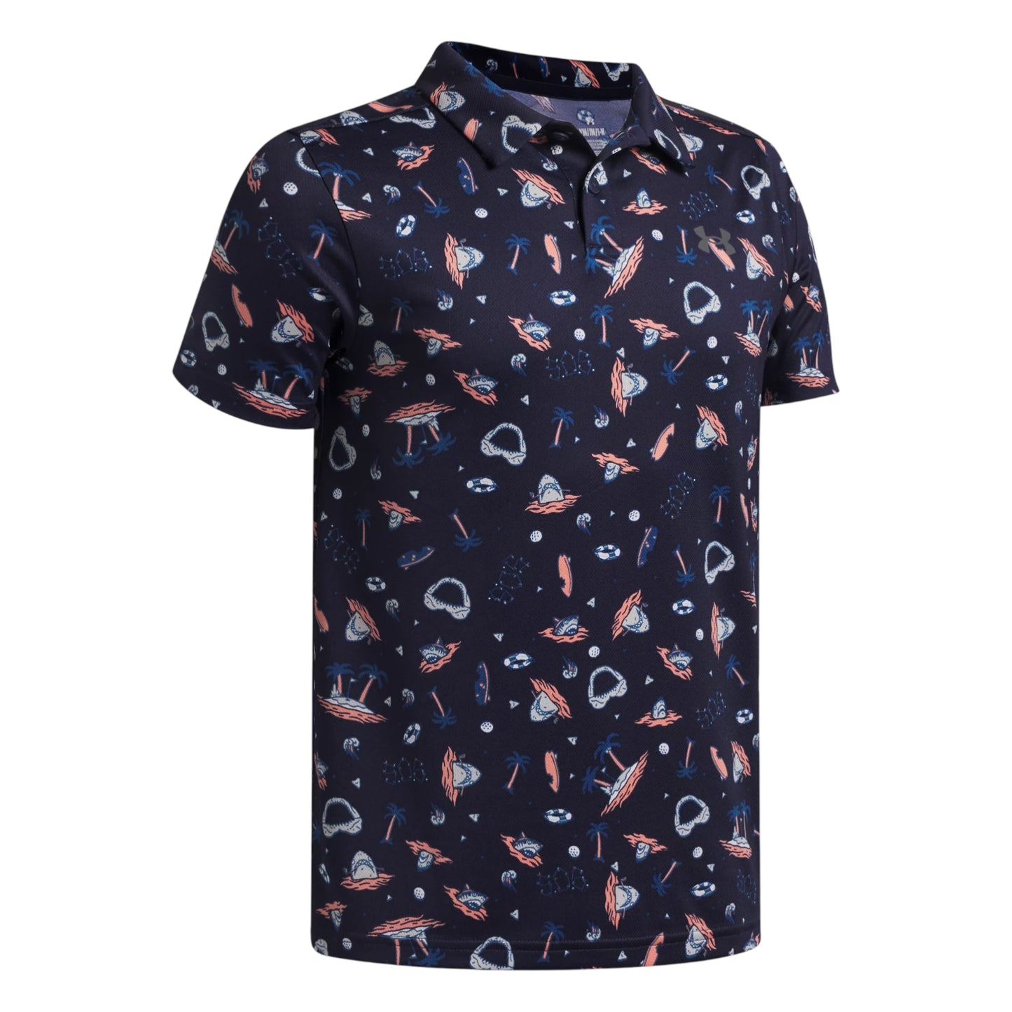 Junior Under Armour Matchplay Printed Polo Shirt 6009817