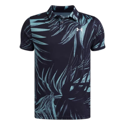 Junior Under Armour Matchplay Printed Golf Polo Shirt 6009817