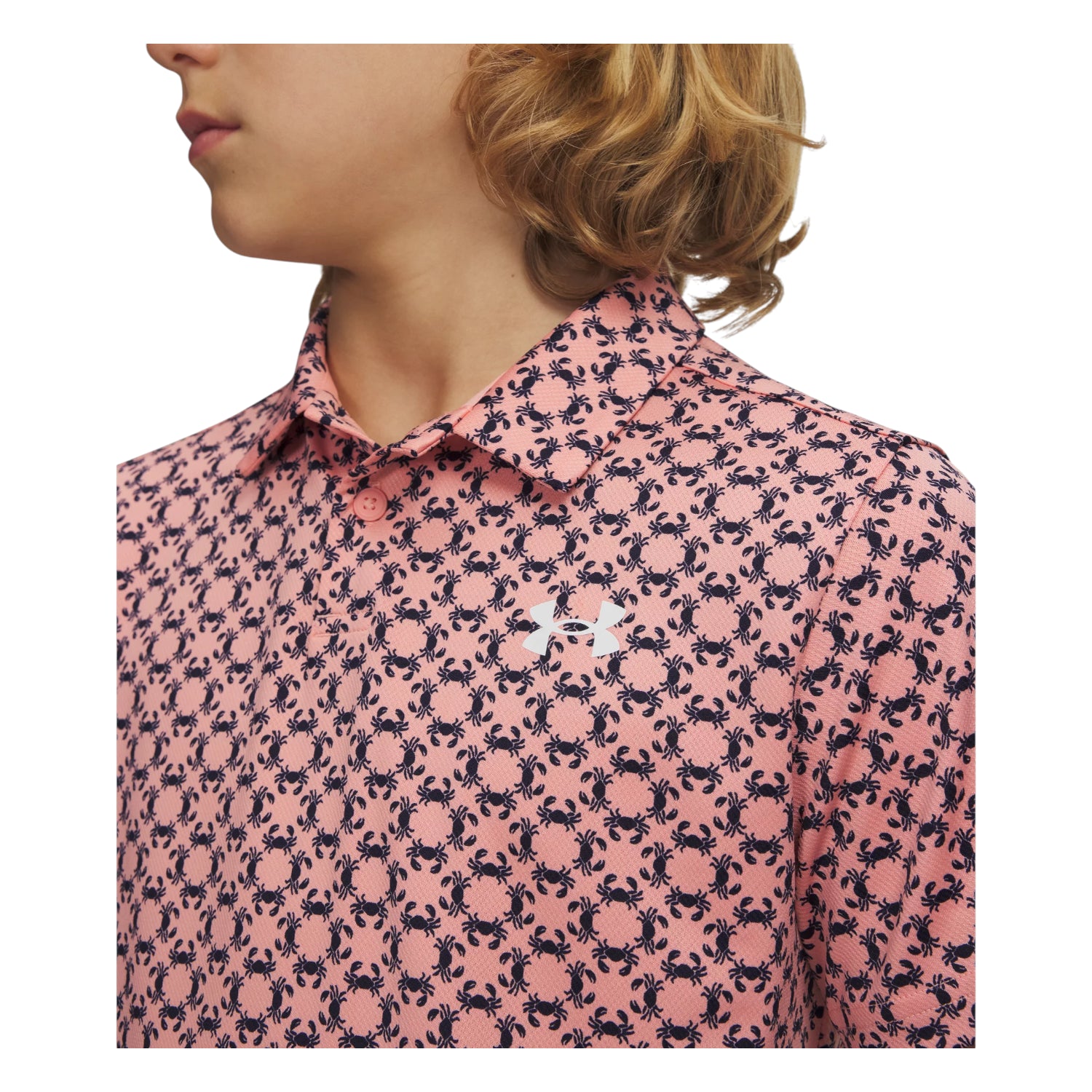 Junior Under Armour Matchplay Printed Polo Shirt 6009817