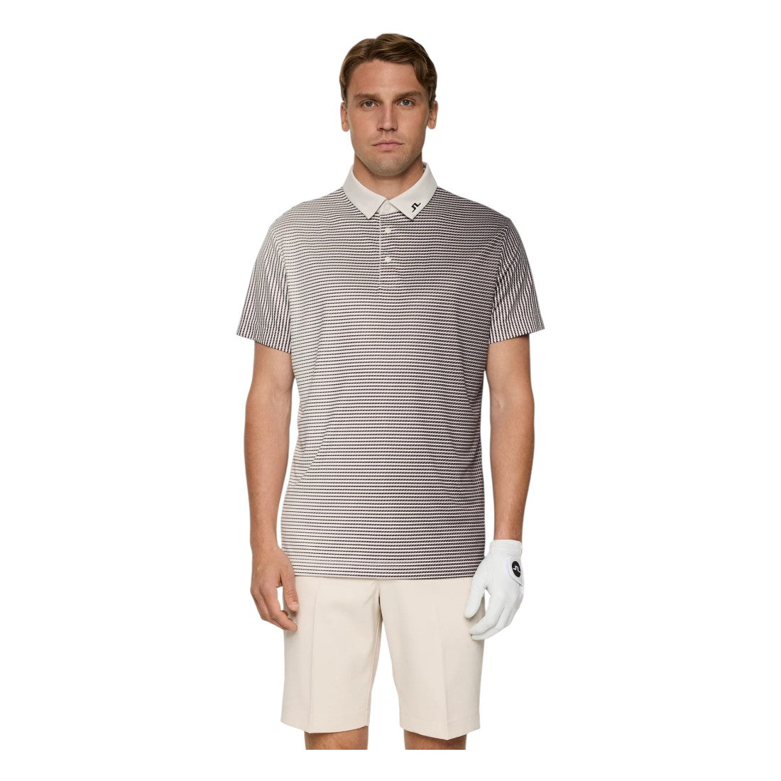 J.Lindeberg Marvin Stripe Golf Polo Shirt GMJT13339