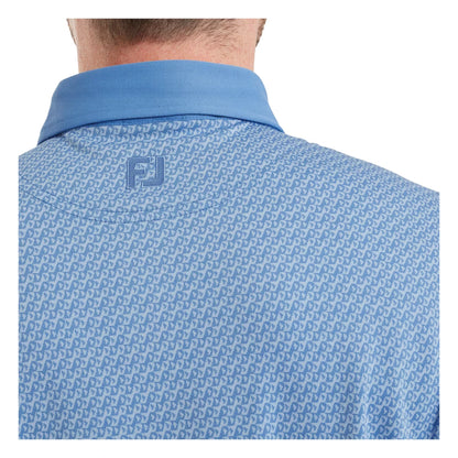 FootJoy Star Geo Jacquard Golf Polo Shirt 39256