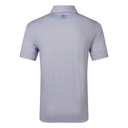 FootJoy Nautical Flag Print Lisle Golf Polo Shirt 39260