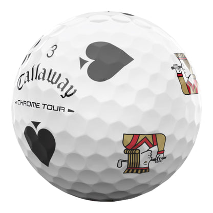 Callaway Chrome Soft TruVis Golf Balls | Suits Edition