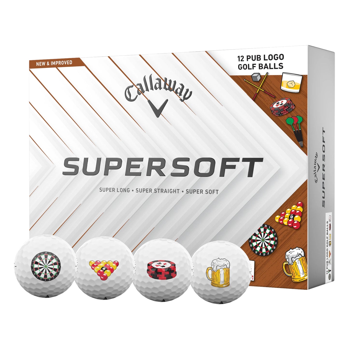Callaway Supersoft Pub Golf Balls
