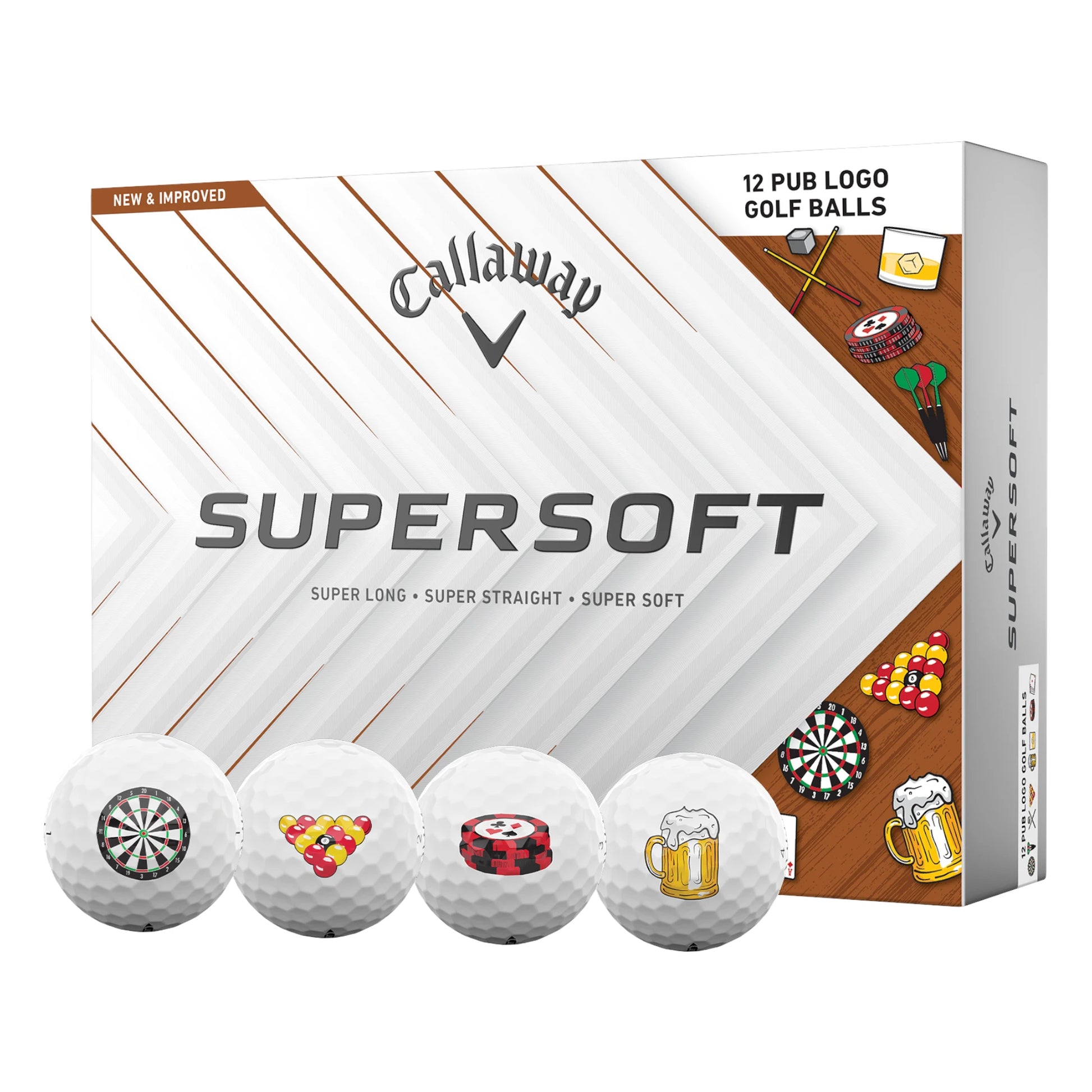 Callaway Supersoft Pub Golf Balls