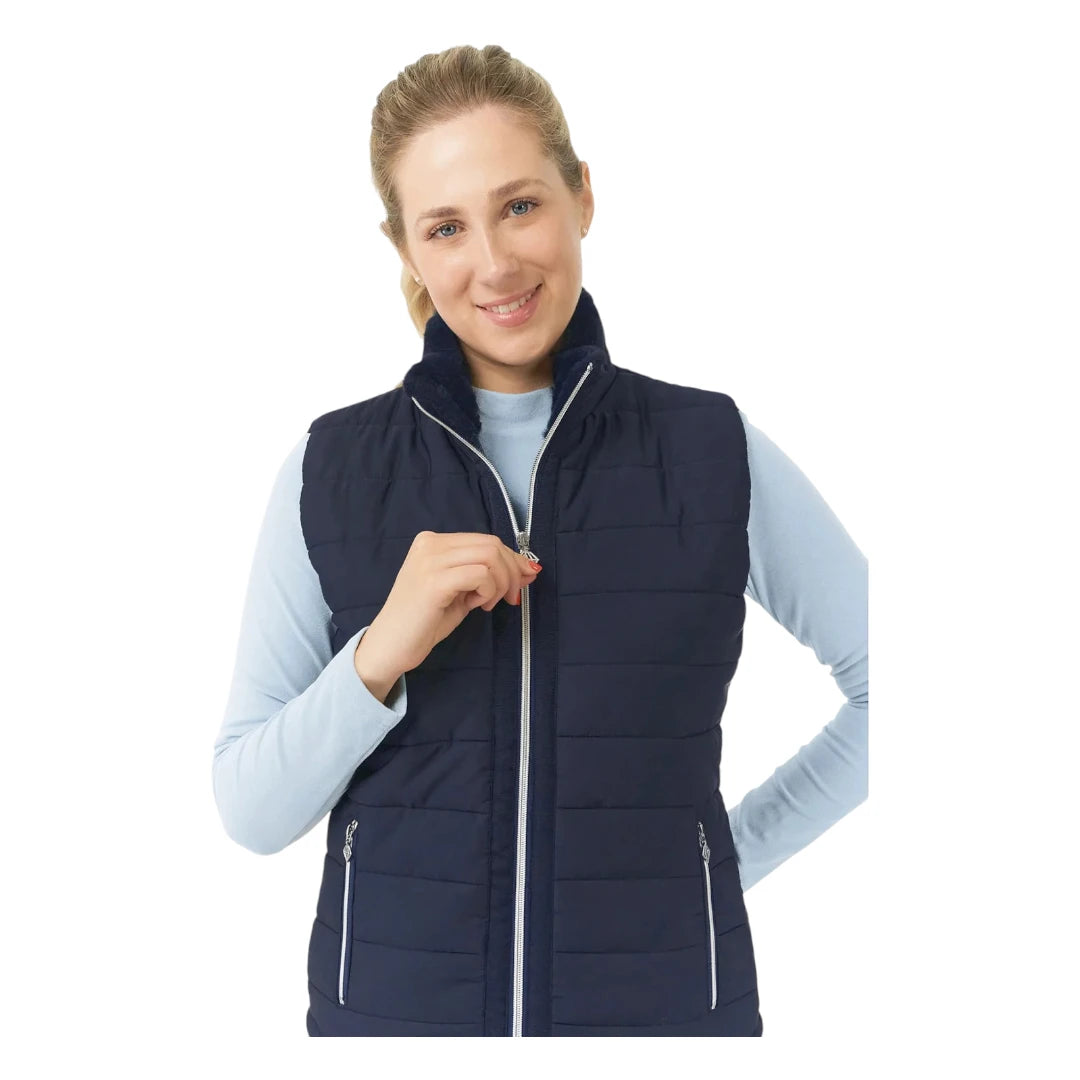 Pure Golf Ladies Hemisphere Faux Fur Collar Golf Gilet PG-58411