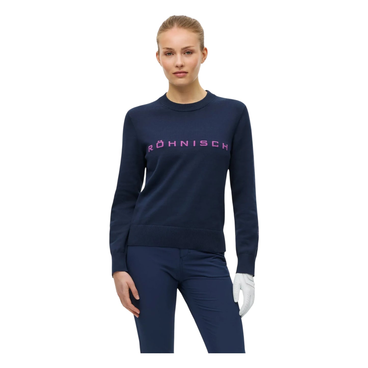Rohnisch Ladies Team Crewneck Golf Mid Layer 001100