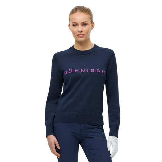 Rohnisch Ladies Team Crewneck Golf Mid Layer 001100