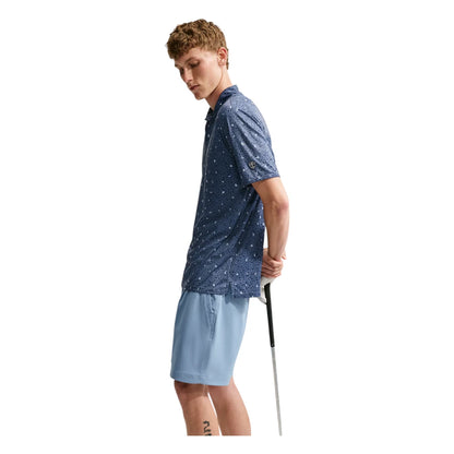 Nike Par Dri-FIT Microprint Birds Golf Polo Shirt IO0732