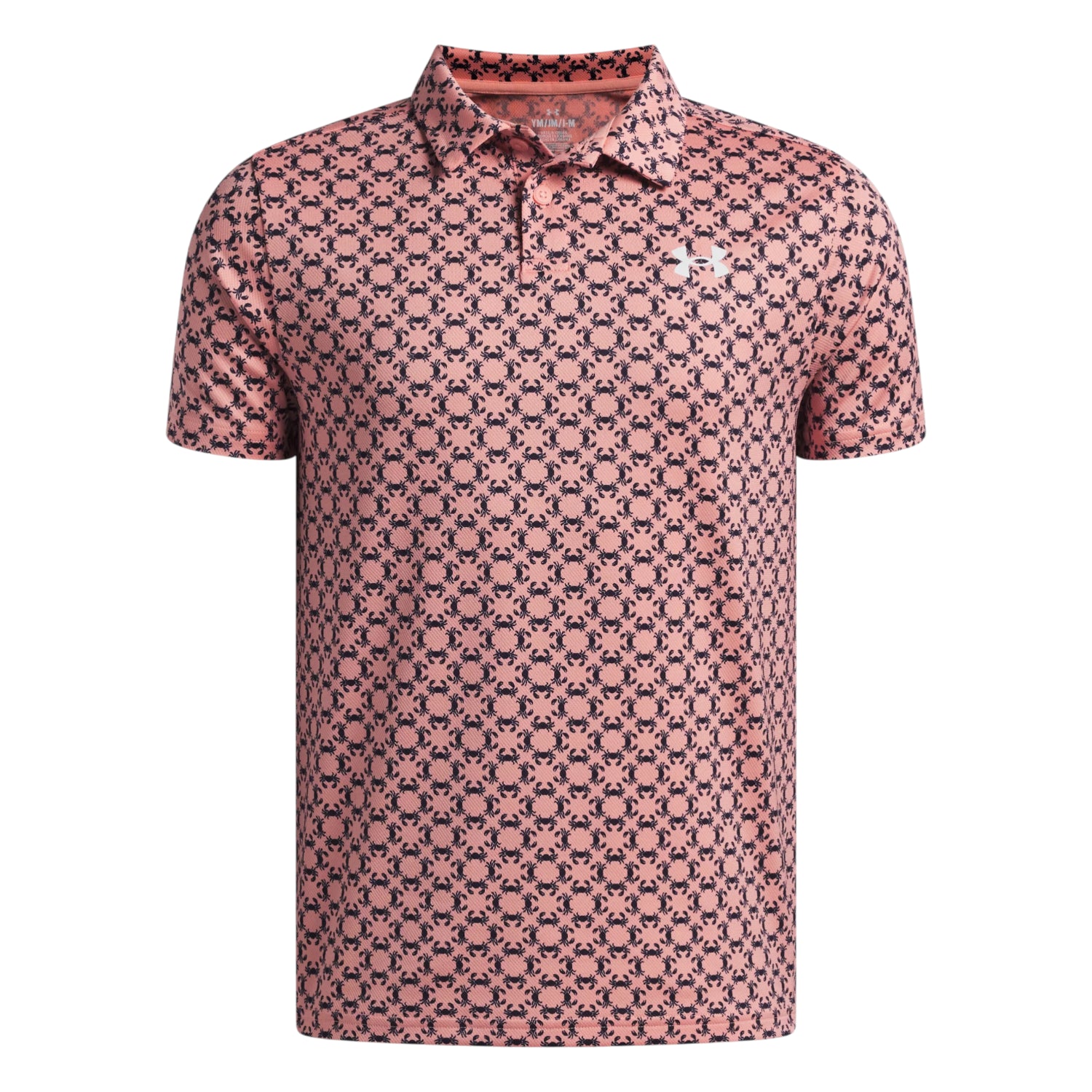 Junior Under Armour Matchplay Printed Golf Polo Shirt 6009817