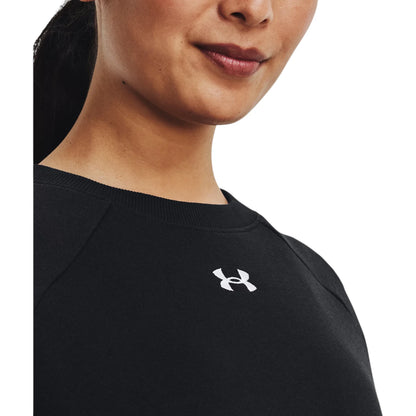 Under Armour Ladies Rival Fleece Crew Golf Mid Layer 1379508