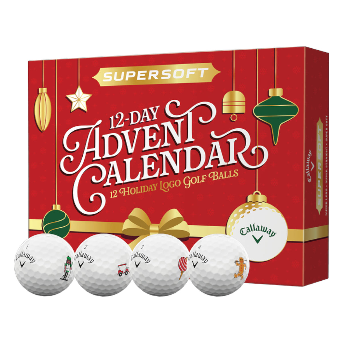 Callaway Super Soft 12-Day Advent Calendar Golf Balls