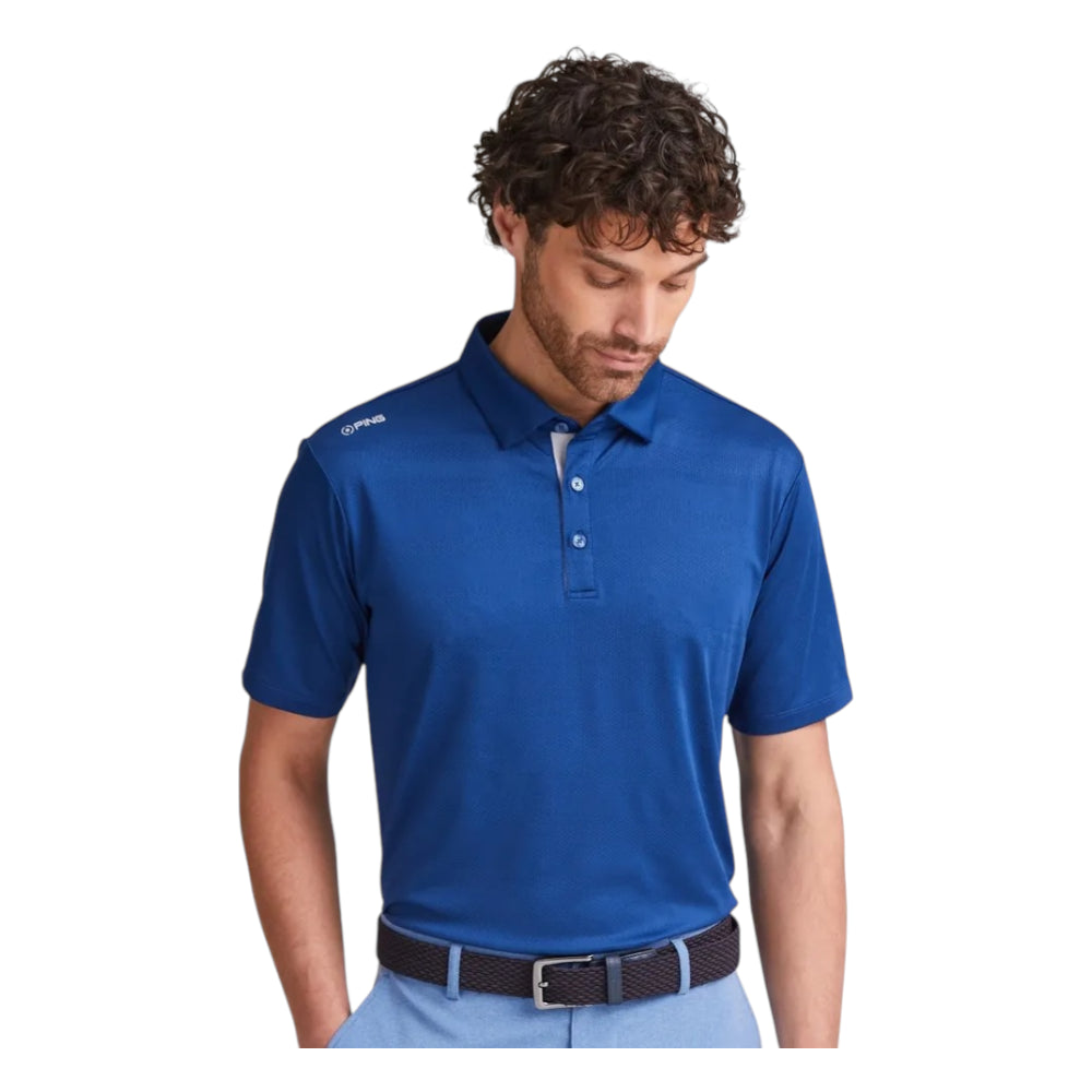 Ping Claude Camo Mesh Golf Polo Shirt P03789