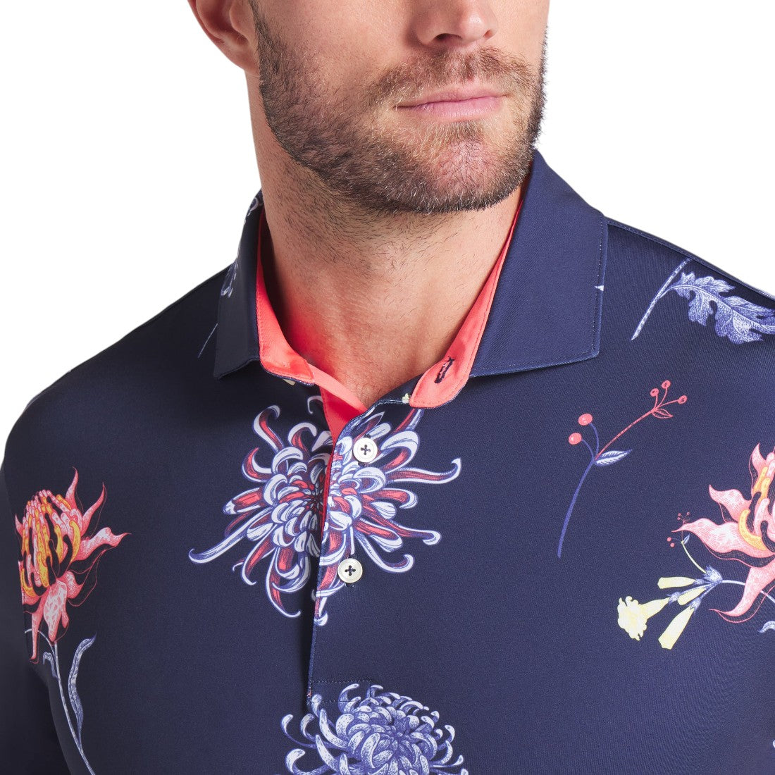 Puma MATTR Dahlia Golf Polo 628827 Deep Navy/Blue Horizon