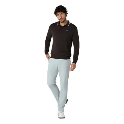 Original Penguin Heritage Knitted LS Golf Polo Shirt OGGFG008