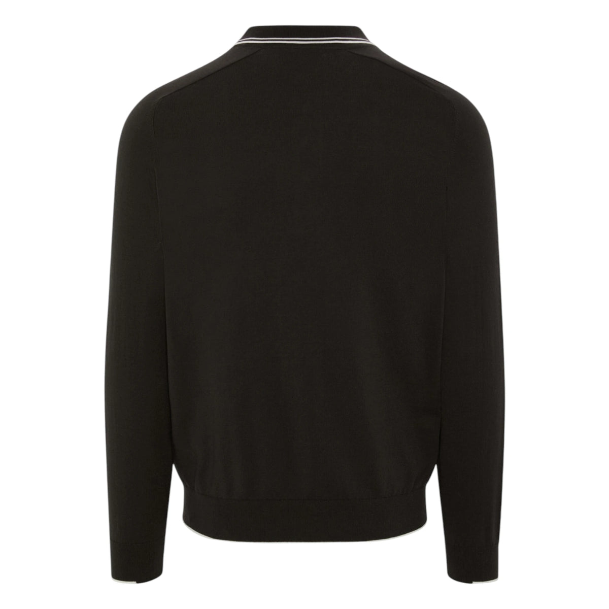 Original Penguin Heritage Knitted LS Golf Polo Shirt OGGFG008