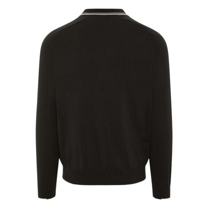 Original Penguin Heritage Knitted LS Golf Polo Shirt OGGFG008