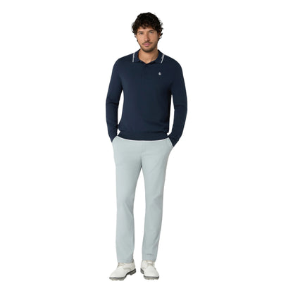 Original Penguin Heritage Knitted LS Golf Polo Shirt OGGFG008