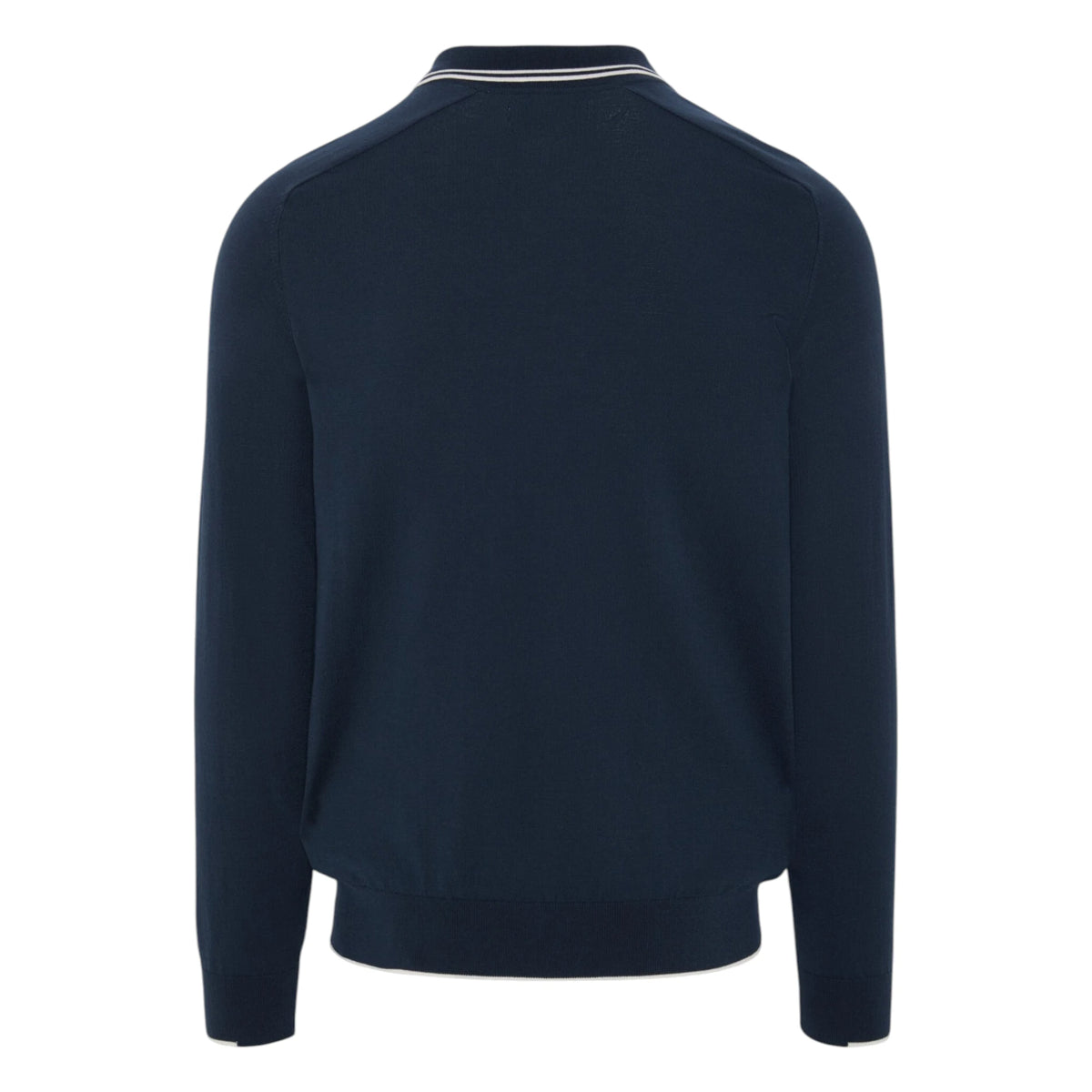Original Penguin Heritage Knitted LS Golf Polo Shirt OGGFG008