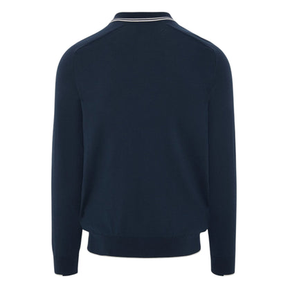 Original Penguin Heritage Knitted LS Golf Polo Shirt OGGFG008