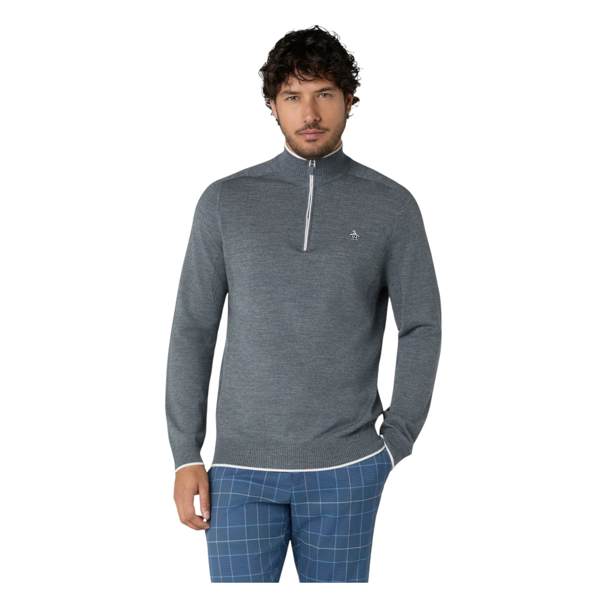 Original Penguin Heritage Mock Neck Golf Sweater OGGFG025