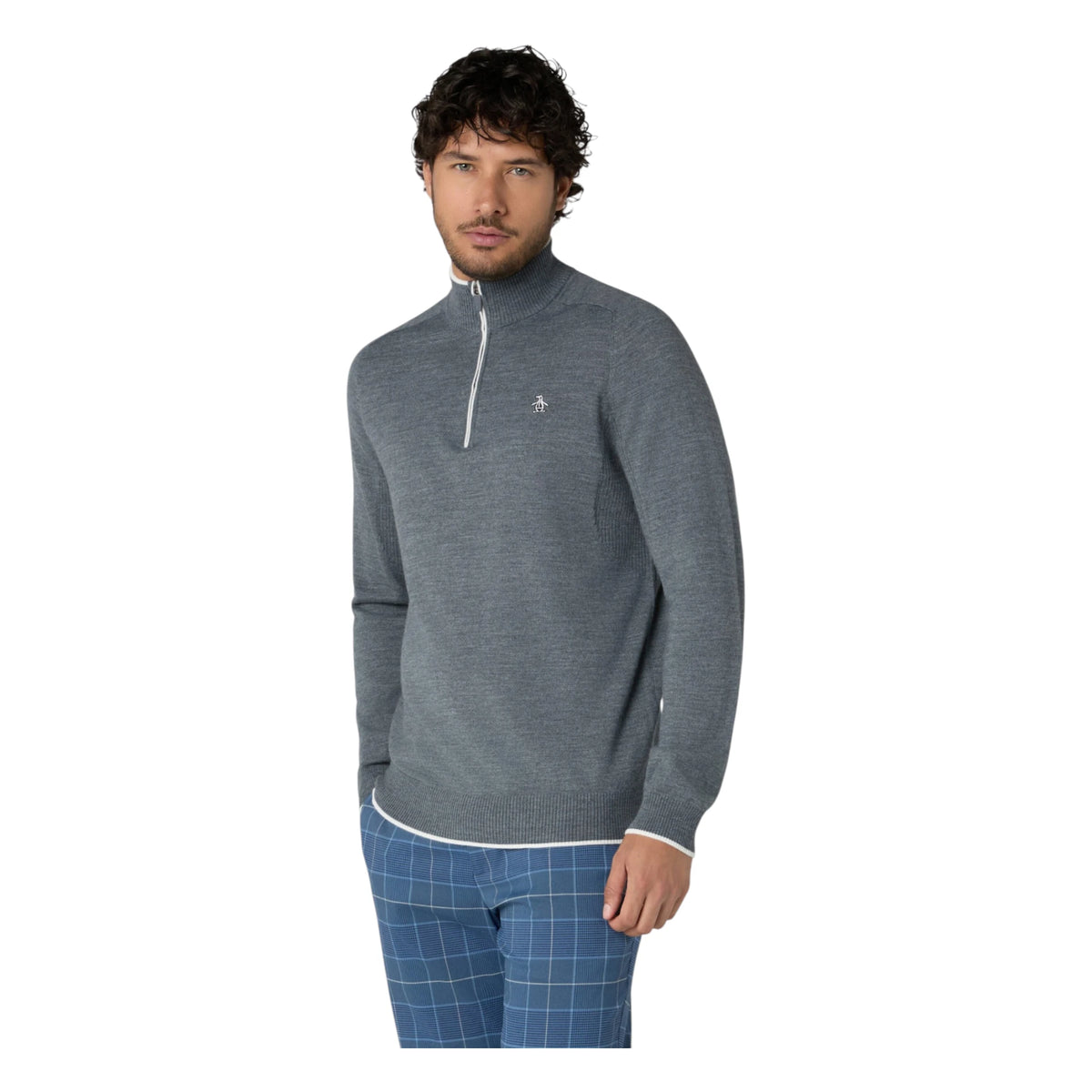 Original Penguin Heritage Mock Neck Golf Sweater OGGFG025