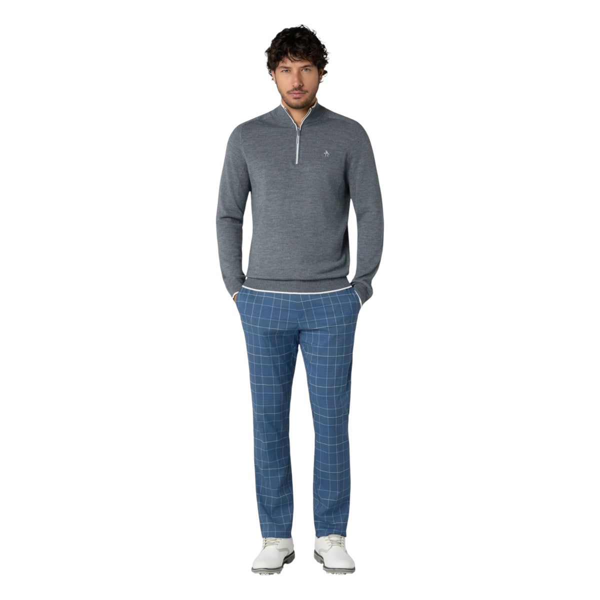 Original Penguin Heritage Mock Neck Golf Sweater OGGFG025