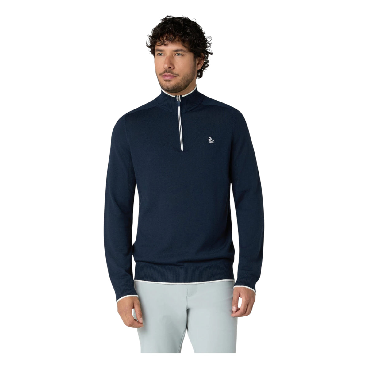 Original Penguin Heritage Mock Neck Golf Sweater OGGFG025