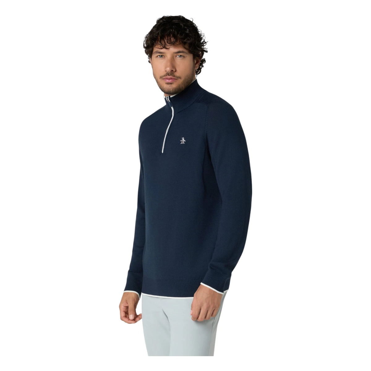 Original Penguin Heritage Mock Neck Golf Sweater OGGFG025