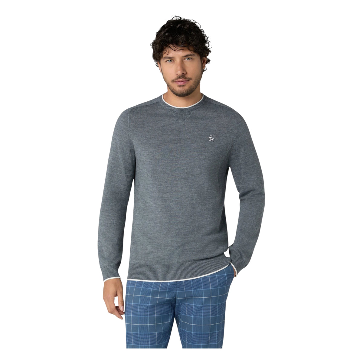 Original Penguin Heritage Crew Neck Golf Sweater OGGFG026