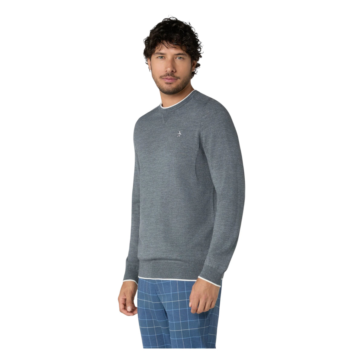 Original Penguin Heritage Crew Neck Golf Sweater OGGFG026