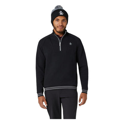 Original Penguin Midweight Mixed Media Golf 1/4 Zip OGKFF007
