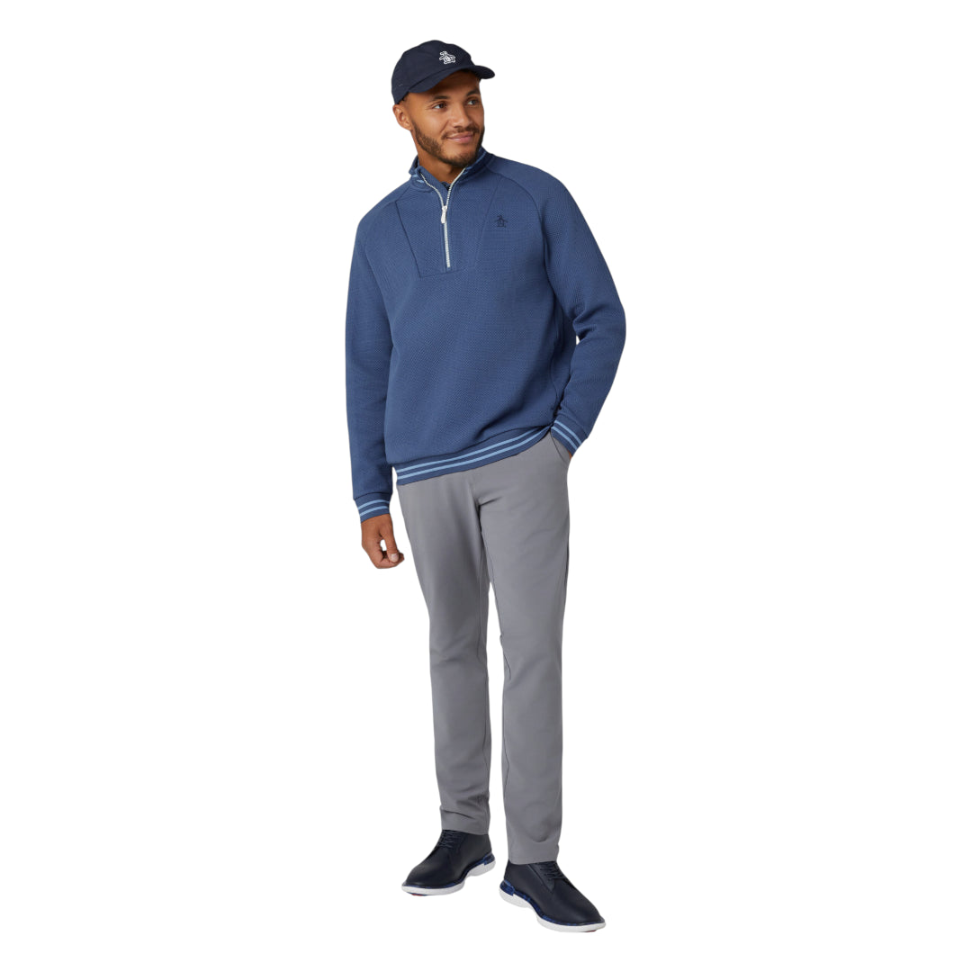 Original Penguin Midweight Mixed Media Golf 1/4 Zip OGKFF007