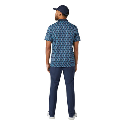 Original Penguin All Over Jacquard Colour Block Golf Polo OGKFF027