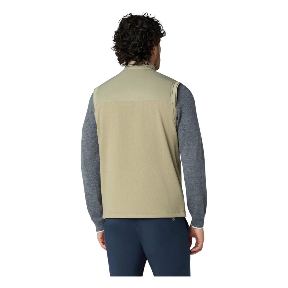 Original Penguin Lightweight Mixed Media Golf Vest OGKFG017