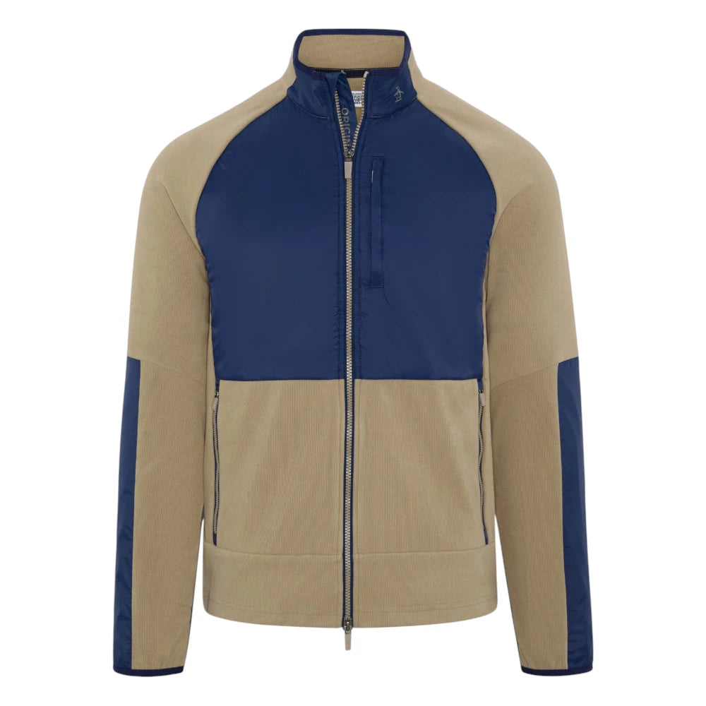 Original Penguin Midweight Mixed Media Golf Jacket OGKFG027