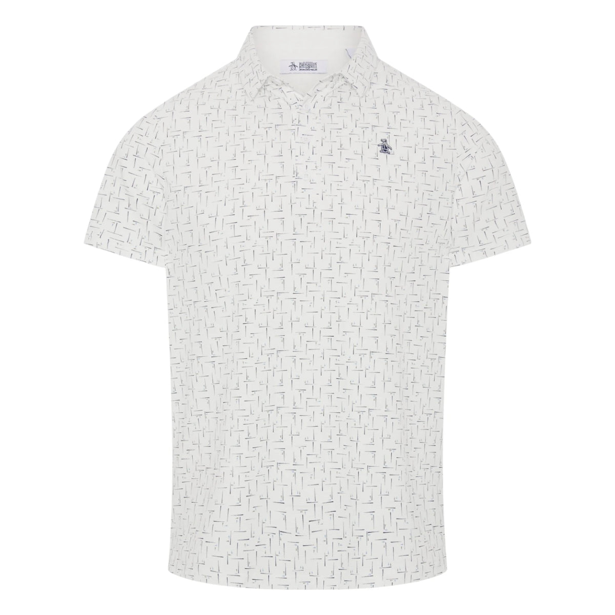 Original Penguin Flag Print Golf Polo Shirt OGKFG031
