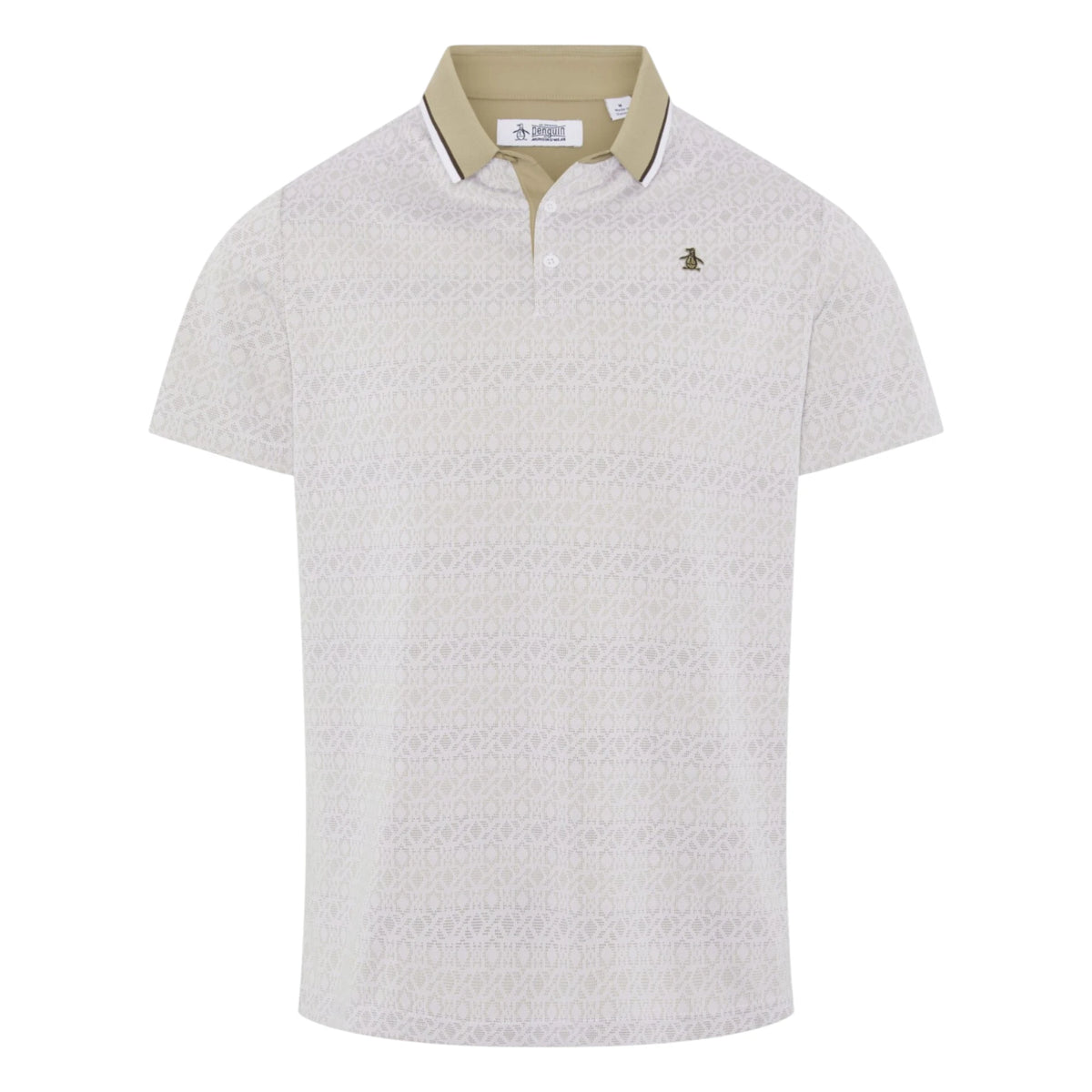 Original Penguin Oxford Jacquard Golf Polo Shirt OGKFG033