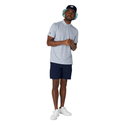 Original Penguin Retro Geo Print Golf Polo Shirt OGKSC0E6