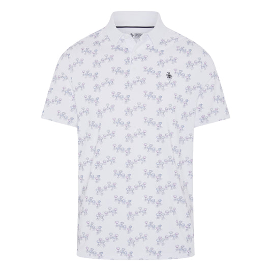Original Penguin Aerial Cocktail Novelty Golf Polo Shirt OGKSG032
