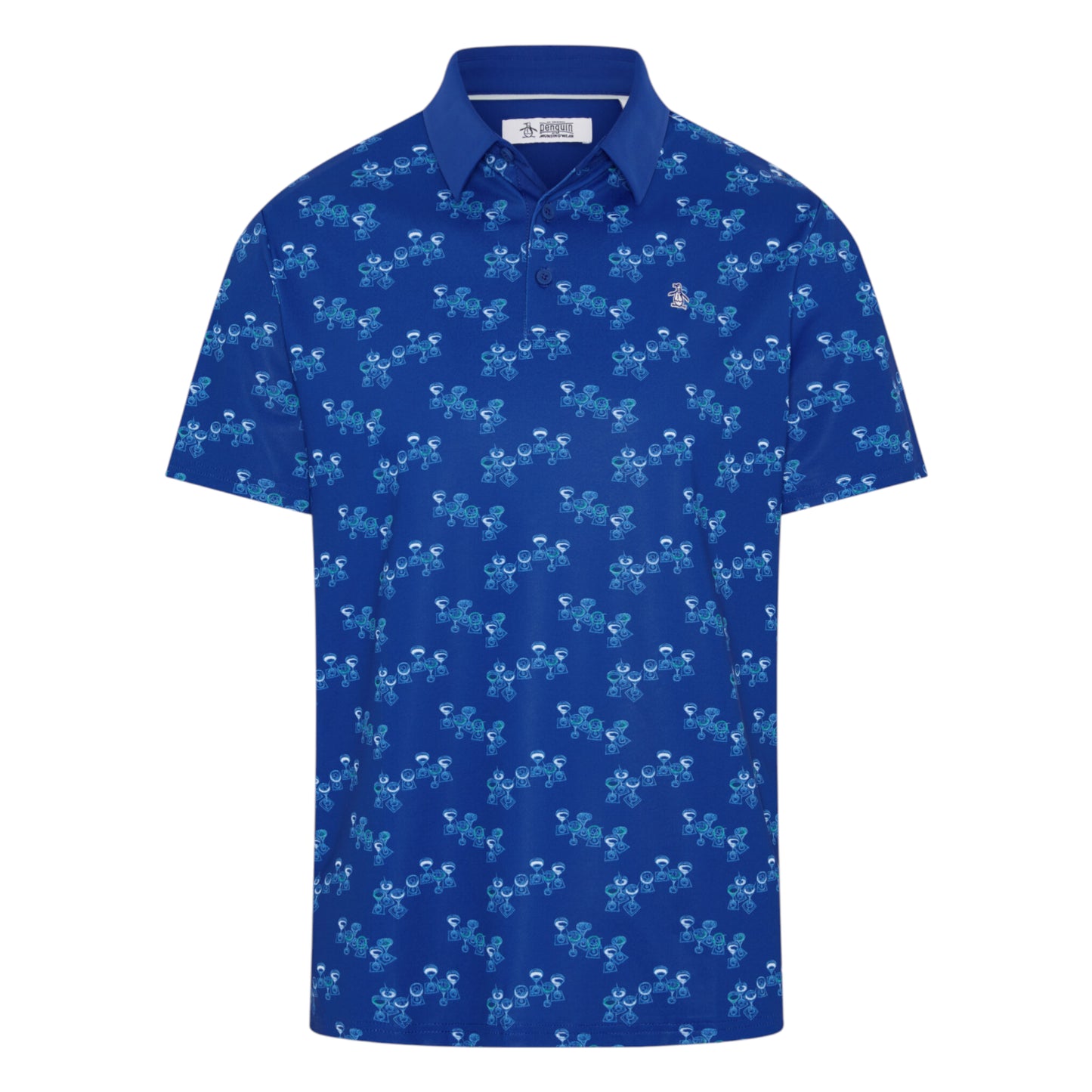 Original Penguin Aerial Cocktail Novelty Golf Polo Shirt OGKSG032