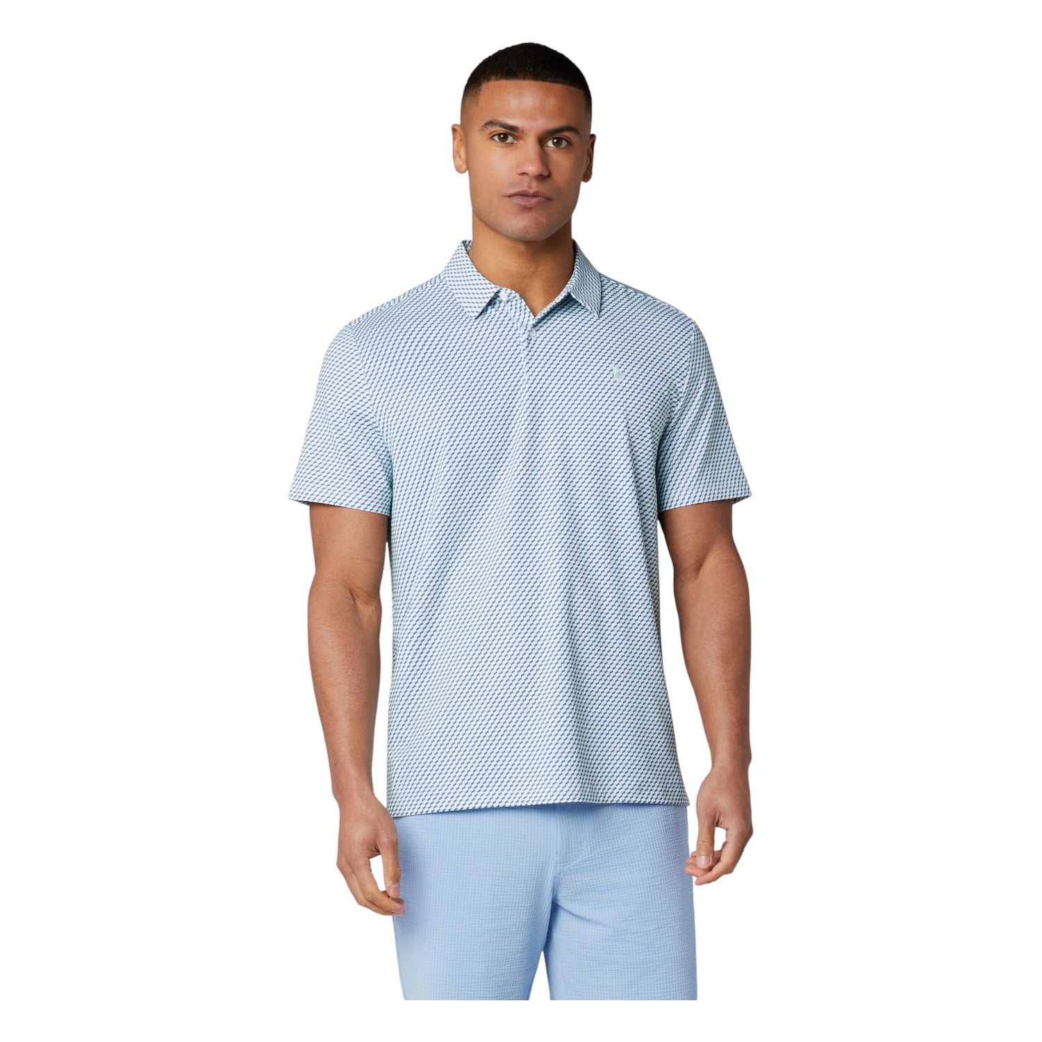 Original Penguin Archives Original Micro GEO Golf Polo Shirt OGKSG033