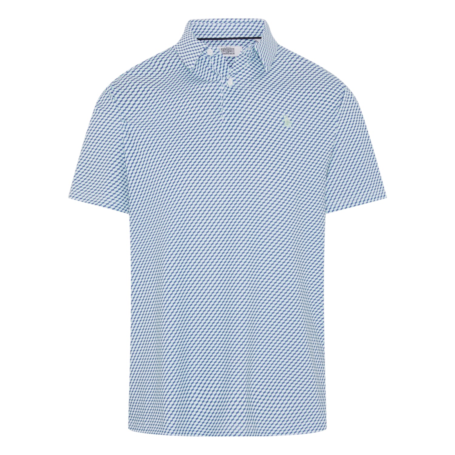 Original Penguin Archives Original Micro GEO Golf Polo Shirt OGKSG033