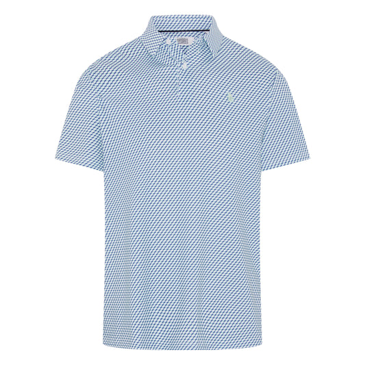 Original Penguin Archives Original Micro GEO Golf Polo Shirt OGKSG033
