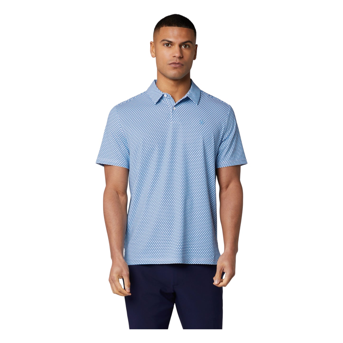 Original Penguin Archives Original Micro GEO Golf Polo Shirt OGKSG033